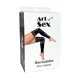 Вінілові гетри Art of Sex - Bernadette, колір чорний, розмір S