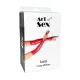 Виниловые митенки Art of Sex — Lora, длинные, размер M, цвет — черный