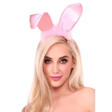 Вушка зайки Leg Avenue Bendable Marabou Trimed Satin Bunny Ears Розовый