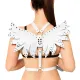 Жіноча портупея Art of Sex - Wings біла XS-M, екошкіра