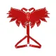 Женская портупея Art of Sex — Wings, красная, размеры L–2XL, экокожа