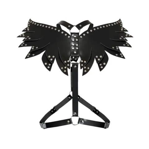 Жіноча портупея Art of Sex - Wings чорна XS-M, екошкіра