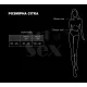 Жіноча портупея з шипами Art of Sex - Milana, екошкіра, розмір XS-2XL, колір червоний