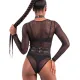 Жіноча портупея з шипами Art of Sex - Milana, екошкіра, розмір XS-2XL, колір чорний