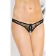 Женские стринги — String 2465, черные, размеры M/L