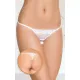 Женские стринги — G-String 2415, белые, размеры S–L