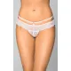 Жіночі трусики - Tongs 2475, білі M/L