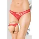 Жіночі стрінги - Thongs 2441, червоні M/L