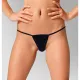 Женские трусики XS–2XL с силиконовой анальной пробкой Art Sex — Sexy Panties, размер пробки L, черные