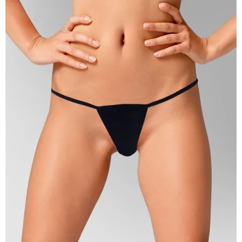 Женские трусики с силиконовой анальной пробкой Art Sex — Sexy Panties S Black, XS–2XL