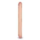 Двосторонній фалоімітатор - King-Sized Realistic Slim Ultra Double Dildo 17