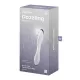 Двусторонний стеклянный дилдо Satisfyer Dazzling Crystal 1 Transparent, очень прочный, без стопора