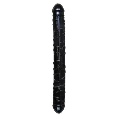 Двосторонній фалоімітатор - Flexible Double Dong Black