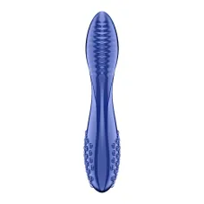 Двосторонній скляний дилдо Satisfyer Dazzling Crystal 2 Blue