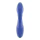 Двусторонний стеклянный дилдо Satisfyer Dazzling Crystal 2 Blue