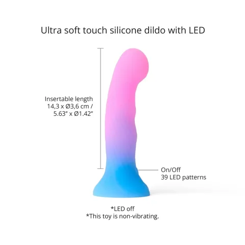 Светящаяся любовь к любви — CANDY LOOP, 39 режимов подсветки, Bendable, Rechargeable