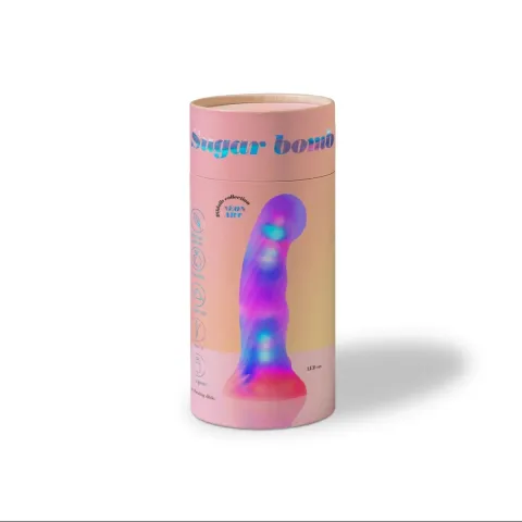 Дилдо, що світиться Love To Love - SUGAR BOMB, 39 режимів підсвічування, гнеться, перезаряджуваний