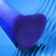 Дилдо, що світиться Strap-On-Me Glow-LED Dildo Purple - M