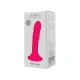 Дилдо с присоской Adrien Lastic Hitsens 4 Pink, отлично подходит для страпона, диаметр 3,7 см, длина 17,8 см