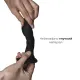 Дилдо с присоской Adrien Lastic Hitsens 5 Black, отлично подходит для страпона, диаметр 2,4 см, длина 13 см