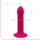 Дилдо с присоской Adrien Lastic Hitsens 2 Pink, отлично подходит для страпона, макс. диам. 4 см, длина 16,7 см