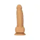 Фаллоимитатор ADDICTION Dual Density Silicone Dildo Caramel 8″, присоска, диаметр 4,3 см, виброшарик