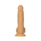 Фаллоимитатор ADDICTION Dual Density Silicone Dildo Caramel 8″, присоска, диаметр 4,3 см, виброшарик