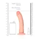 Фалоімітатор Curved Realistic Dildo with Suction Cup - 8/ 20,5 cm