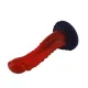 Фаллоимитатор для секс-машин Hismith 8,35″ Curved Silicone Dildo Red Monster Series, система KlicLok