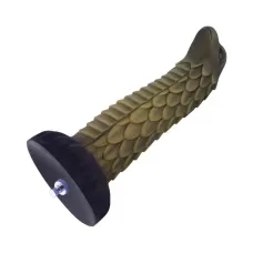 Фаллоимитатор для секс-машин Hismith 8,5″ Squama Beast Silicone Dildo Monster Series, KlicLok