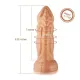 Фалоімітатор для секс-машин Hismith Slightly Curved Silicone Dildo Monster Series, кріплення KlicLok