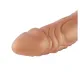 Фалоімітатор для секс-машин Hismith Slightly Curved Silicone Dildo Monster Series, кріплення KlicLok