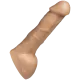 Фалоімітатор Doc Johnson - 7 Inch Perfect Erect Cock, велика головка, Vac-U-Lock