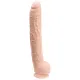 Фаллоимитатор Doc Johnson Dick Rambone Cock White, диаметр 6 см, длина 42 см, ПВХ