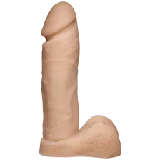 Фалоімітатор Doc Johnson Platinum TRUSKYN - The Tru Ride 8 Inch, діаметр 4,8 см, двошаровий силікон