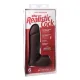 Фалоімітатор Doc Johnson The Realistic Cock 6 inch Black - ULTRASKYN, Vac-U-Lock, діаметр 4,3 см