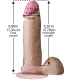 Фалоімітатор Doc Johnson The Realistic Cock 6 inch White – ULTRASKYN, Vack-U-Lock, діаметр 4,3 см
