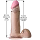 Фалоімітатор Doc Johnson The Realistic Cock 8 inch White - ULTRASKYN, Vack-U-Lock, діаметр 5,1 см