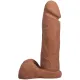 Фалоімітатор Doc Johnson The Realistic Cock ULTRASKYN - 8 Inch with Balls Caramel