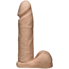 Фалоімітатор Doc Johnson Vac-U-Lock - 8 Inch ULTRASKYN Cock White, діаметр 5,1 см