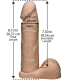 Фаллоимитатор Doc Johnson Vac-U-Lock — 8 Inch ULTRASKYN Cock White, диаметр 5,1 см