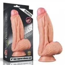 Фалоімітатор - Dual-Layered Silicone Cock 10