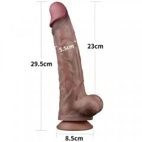 Фалоімітатор - Dual-Layered Silicone Cock 11.5