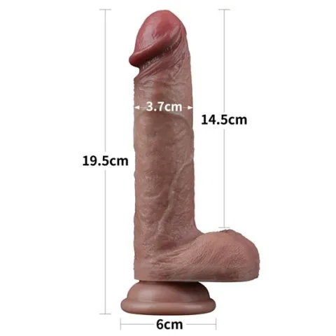 Фалоімітатор - Dual-Layered Silicone Cock 7.5