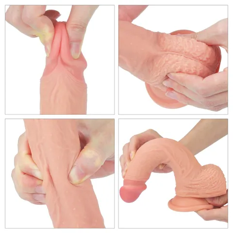 Фалоімітатор - Dual-Layered Silicone Cock 8.5