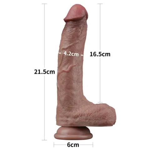 Фалоімітатор - Dual-Layered Silicone Cock 8.5