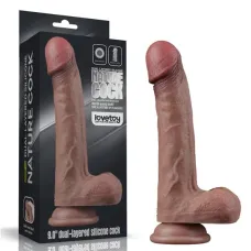 Фалоімітатор - Dual-Layered Silicone Cock 9