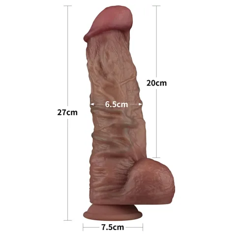 Фалоімітатор - Dual-Layered Silicone Cock XXL 10.5