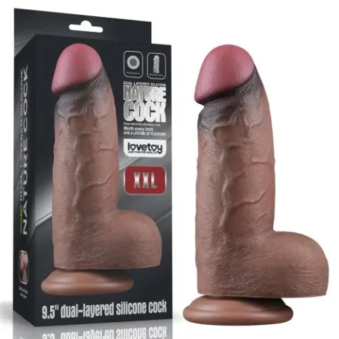 Фалоімітатор - Dual-Layered Silicone Cock XXL 9.5