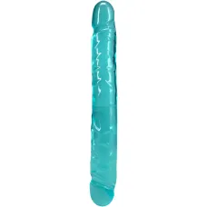 Фалоімітатор двосторонній Doc Johnson Crystal Jellies 12
